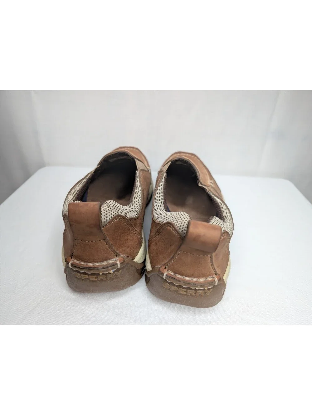 Sperry Top-Sider Brown Suede Slip-On Shoes size 9